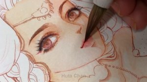 DRAWING FOX GODDESS - TWO VERSIONS | Semi Realistic Style | Huta Chan