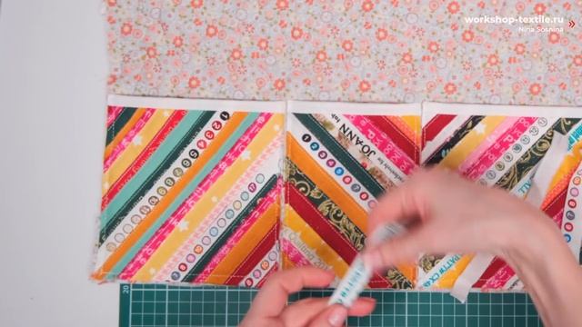 DIY. Утилизируем кромки от тканей. Чехол - органайзер для швейной машины. Patchwork
