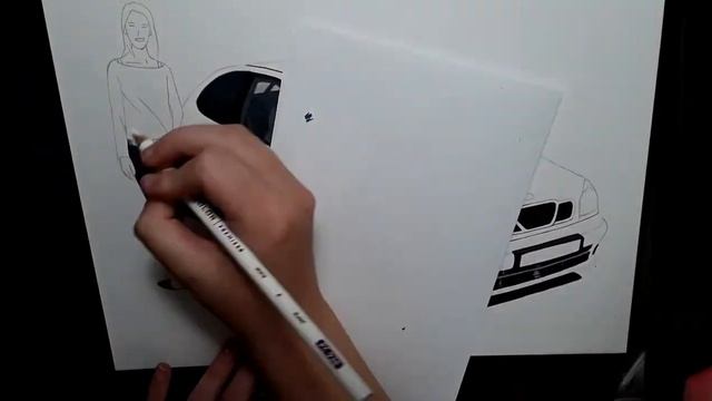 SPEED DRAWING [Prismacolor] lisa.j.1 - Daewoo Lanos - Car Drawing смотреть онлайн