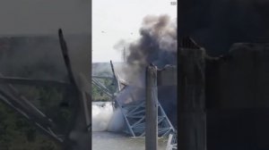 Армия США направленным взрывом снесла часть моста в Балтиморе