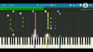 От Волги до Енисея в synthesia + MIDI файл в описании.