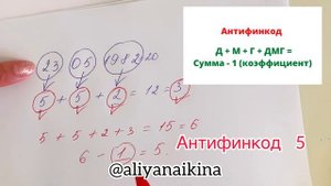 Фин.Код и Антифинкод. Уроки по нумерологии для начинающих