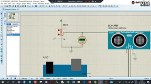 PROTEUS ARDUNIO ULTRASONIC SENSOR