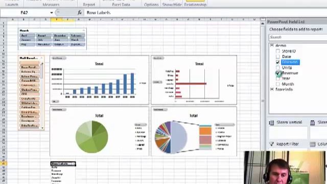 Excel - Creating More Than 4 Charts in Power Pivot - Episode 1306