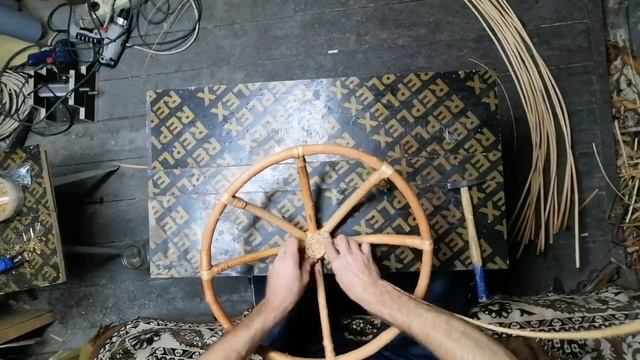 как сделать кресло папасан часть 2.