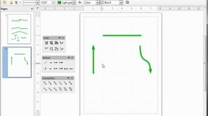 LibreOffice Draw (28) Lines Connect and Break