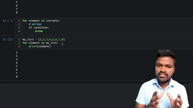 break in for loop | transfer statement | iterative statement | python tutorial | complete python |