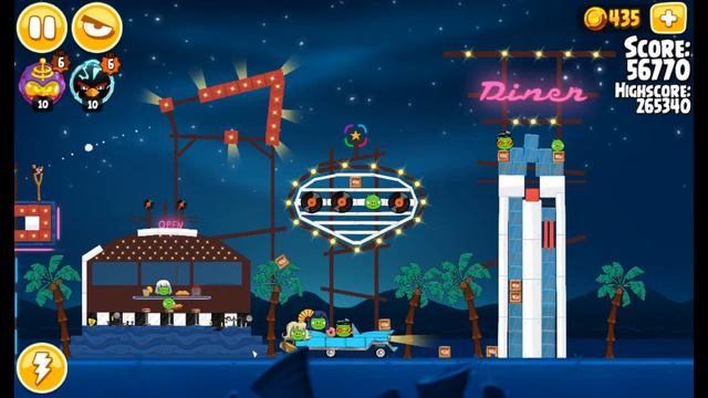 Angry Birds Seasons - Invasion of the Egg Snatchers - Level 1-4 - 275,020 - World Record! смотреть онлайн