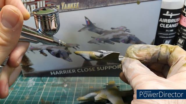 Paint with Fengda Airbrush-Team Yankee Harrier Flight смотреть онлайн