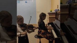 М. Глинка "Полька", скрипка, фортепиано