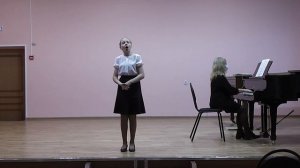 "Весенняя" слова Овербек, музыка В.А. Моцарт перевод Т. Сикорской, исполняет Анастасия Васина.