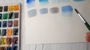 Как смешивать краски в акварели. Базовые смеси. Акварель для начинающих. Часть 1