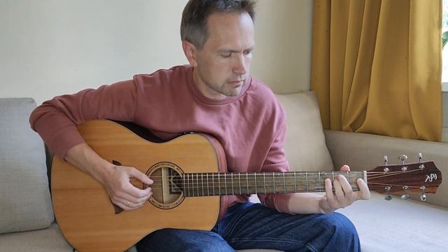 "Думы окаянные" на гитаре.