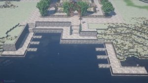 Minecraft Building - How I build a mini pier - MiniaTuria - LittleTiles || mods