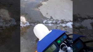 Kawasaki Super Sherpa KL 250. запуск на холодную