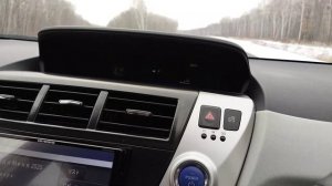 Toyota Prius Alpha ZVW41 2013г.ч.1.Разгон до 100 км/ч в ч.2