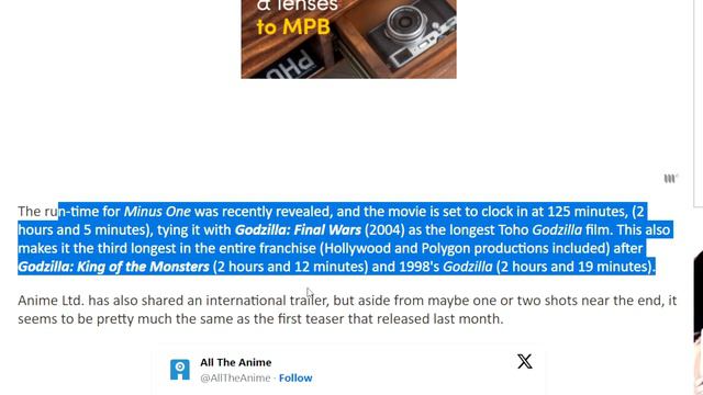 Godzilla Minus One UK Release Date Confirmed смотреть онлайн