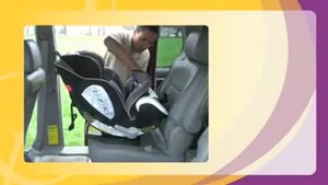 Установка против хода движения с использованием штатных ремней безопасности