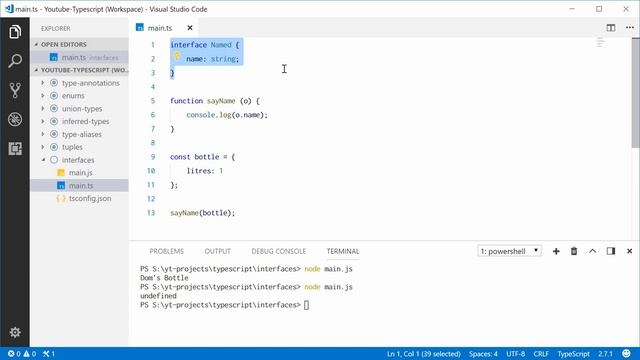 Interface Basics - TypeScript Programming Tutorial #7
