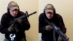 АК vs М16 быстрая перезарядка