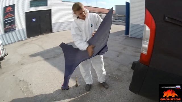 Испытание ультра стойкого защитного покрытия Бронятор смотреть онлайн