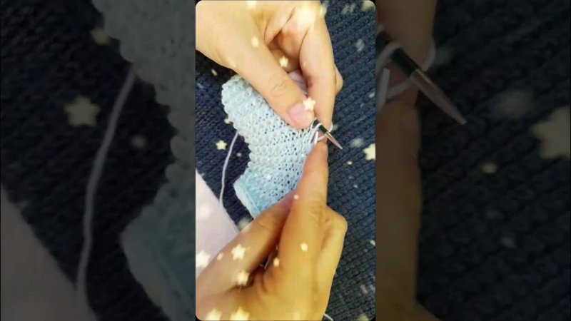 A sample of a beautiful knitting pattern/master class on the channel #shorts