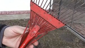 Садовые грабли самодельные