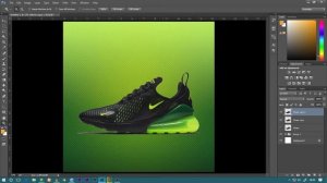 Curso Photoshop Aula #9 – Manipulando foto Nike Air 270