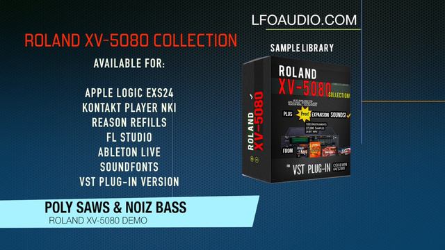 Roland XV 5080 Sample Library Demo смотреть онлайн
