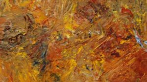 Абстрактный пейзаж маслом Сергея Федотова.