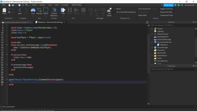 How to make a Data saving leaderboard in Roblox Studio! смотреть онлайн
