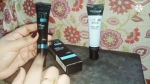 Maybelline Fit Me Matte &  poreless Primer / Face Studio primer || Review || Life with Khizra Naz |