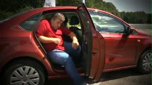 Volkswagen Polo седан. Задние сидения и багажник