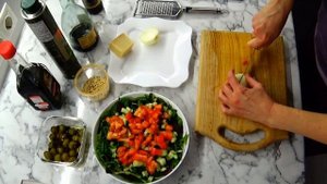 Любимый салат мужа! Салат из Рукколы с бальзамическим уксусом. Рецепт салата.