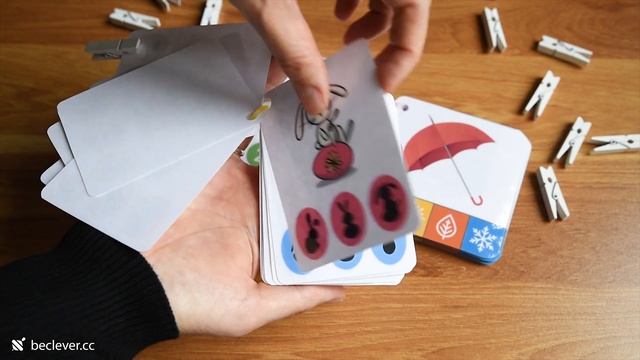 Игры с прищепками ("Счёт до 10", "Найди тень", "Времена года") смотреть онлайн