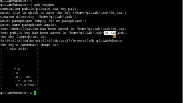 gitlab ssh key linux смотреть онлайн