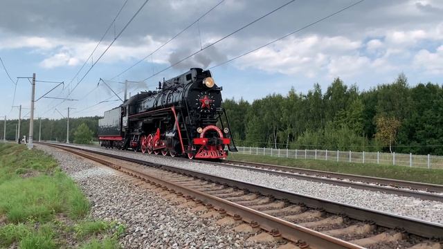 "Лебедь" Ворошиловградский! Паровоз ЛВ-0182. Динамический показ EXPO-1520, PRO//Движение.Экспо.