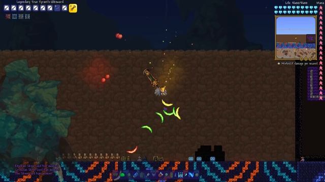 Terraria Supreme Buffed True Tyrants Utilisword vs Calamity Mod Boss Rush смотреть онлайн