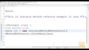 Instance method reference using double colon operator | Java 8 by Ponnam Jay |