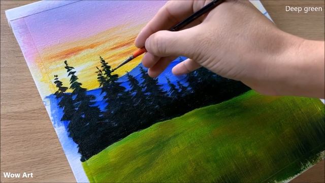 Daily challenge #99 / Acrylic / The Sun Will Rise Tomorrow смотреть онлайн