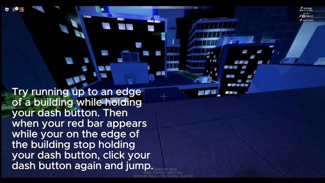 How to long jump in Roblox Parkour Reborn смотреть онлайн