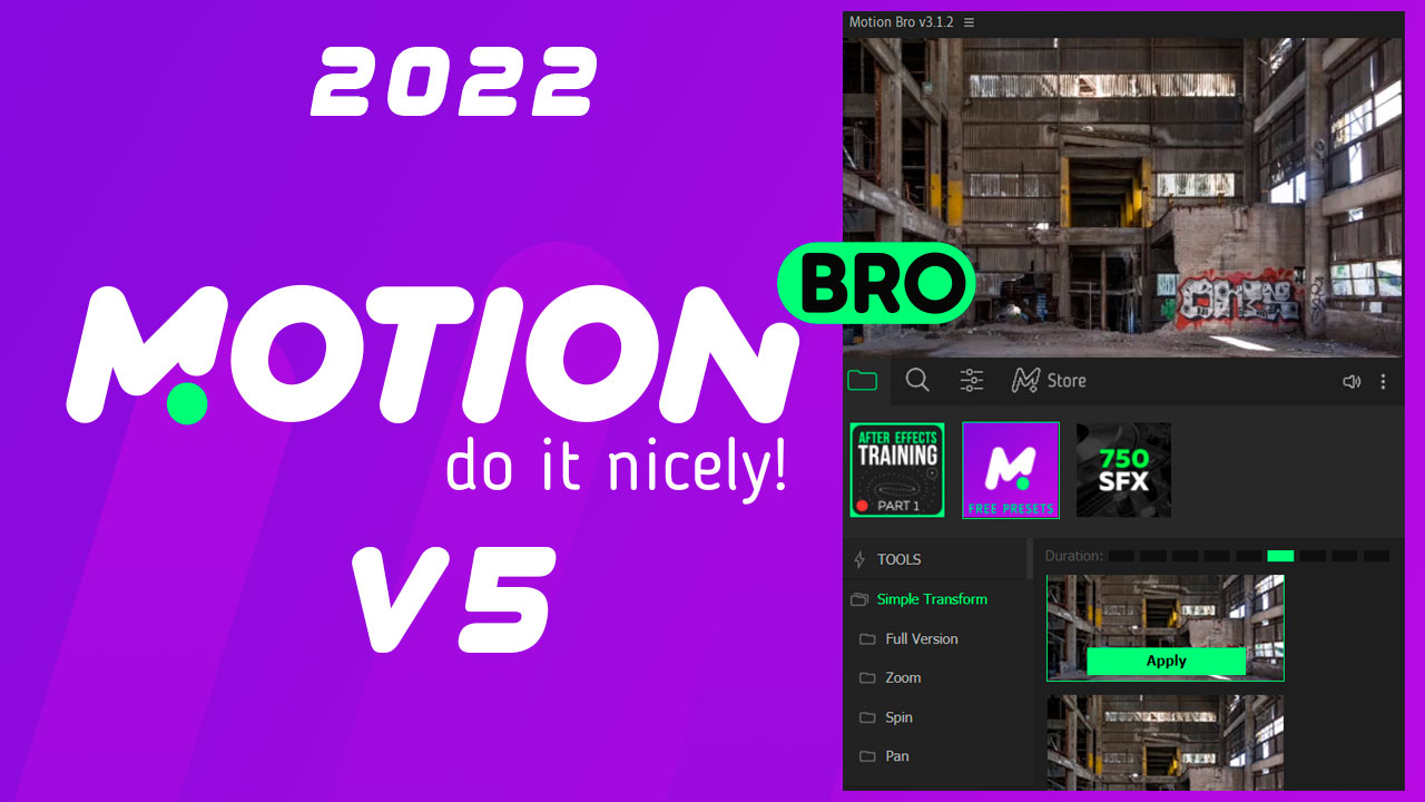 Motion Bro v3.1.2 2022. Скачать и установить в After Effects. Premiere Pro