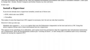 Does Minikube (or Kubernetes) need CPU-virtualisation instructions to orchestrate Docker...
