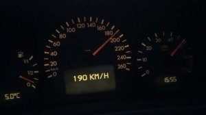 Mercedes W208 CLK 230 Kompressor Acceleration (100-230km/h)