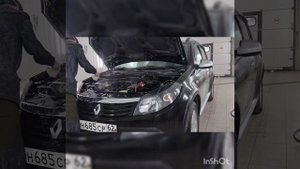 Renault Sandero - 12 лет не мыли мотор