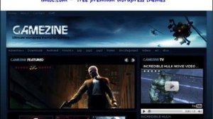 Web2feel -- Gamezine wordpress theme - Free download