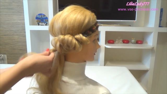 Прическа без лака своими руками. Очень быстрая и легкая прическа смотреть онлайн
