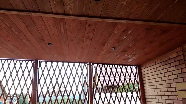 беседка из массива лиственницы. смотреть онлайн