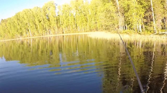 Рыбалка на озере Белом.4.06.2021. #Спиннинг с лодки. Толкаем каракат. смотреть онлайн