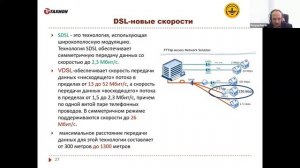 Стандарты DSL